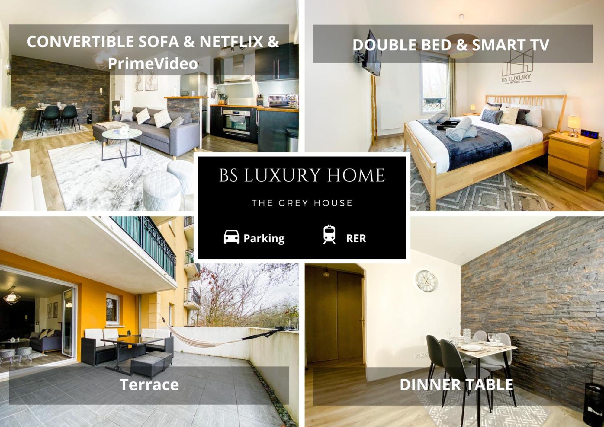 Apartament The Grey House - Parking - Piscine - Rer A 6 Min Bussy-Saint-Georges Zewnętrze zdjęcie
